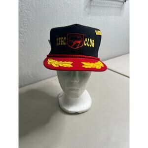 Dodge Viper 11 Second Club Hat Otto Cap Black Red Embroidered Racing Vintage